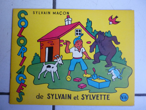 Coloriage sylvain et - coloriage,