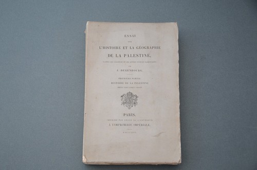 Palestine derenbourg - palestine, j.