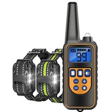 2 Colliers de dressage électrique pour chien Collier Anti Aboiement Entrainement