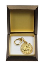 Chow Chow - Porte-Clés Doré