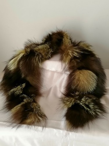 Col fourrure renard couleur - col,