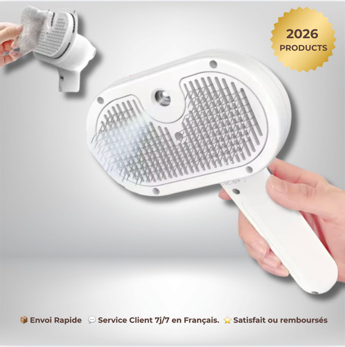 Brosse vapeur chat chien - chat,