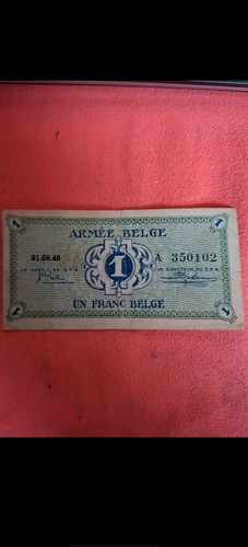Billet des armées - fb, belges