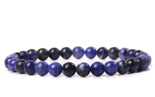 Bracelet perles sodalite en - de,