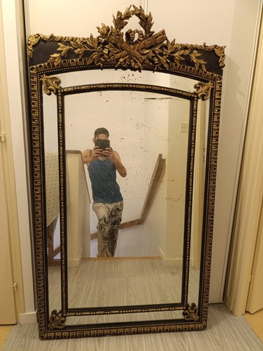 Grand miroir 19eme - , siècle