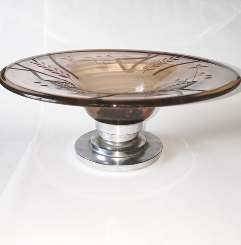 Coupe verre fumé gravé - fumé,
