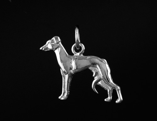 Pendentif chien levrier - pendentif,