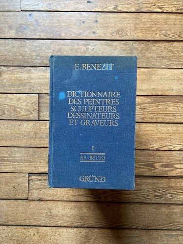 Benezit dictionnaire des - -,