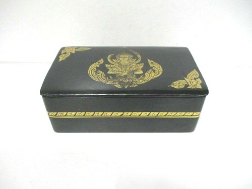 Petite boite laque noire - boite,