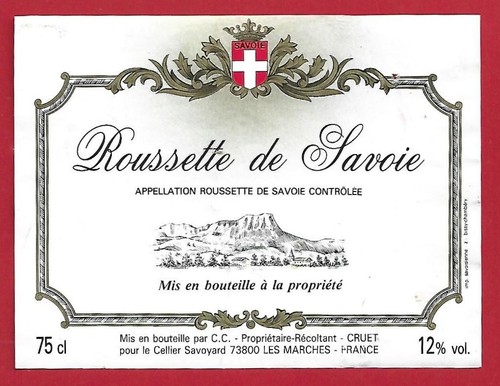 121 etiquette vin savoie - vin,