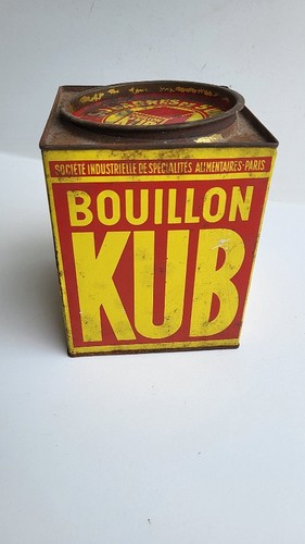 Boite publicitaire bouillon - publicitaire,