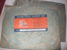 ROYAL ENFIELD 500CC OHV TWIN 1949 ONWARDS -PAYEN MCS631 - NEW OLD STOCK - 2 SETS