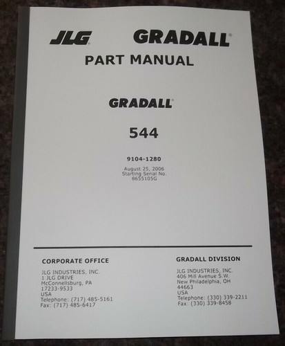 Jlg gradall 544 - jlg,