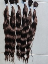 6 pièces/set mèches de rallonge de cheveux pour tissage et extensions
