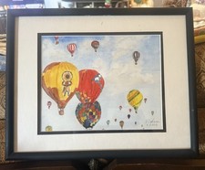 Water Color Hot Air Ballon