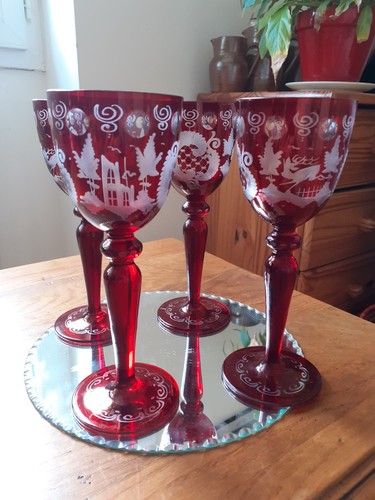 Verres vin cristal style - vin,