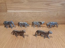 ANTIQUE OMO ADVERTISING FIGURES "Wild Animals Zoo Small Size