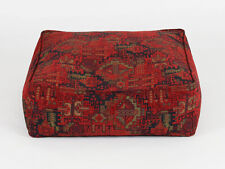 Kilim pattern tribal moroccan bohemian pouf ottoman bean bag floor cushion cover