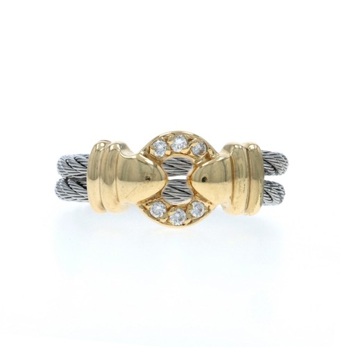 Charriol bague diamant cercle - diamant,