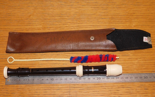 Vintage flute bec - vintage, à
