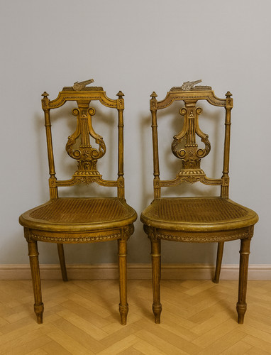 Paire chaises musiciens - paire, de