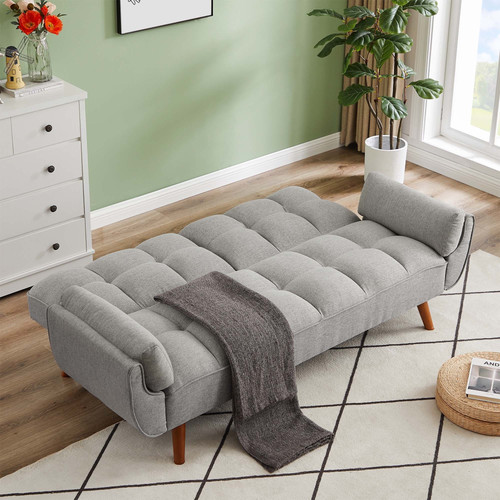 Flared arm futon - flared,