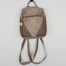 HEDGREN Urban Bags Brown Dandelions Print Mini Backpack /  Bag