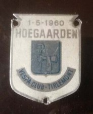 Plaque de tablier pour Vespa Club Tirlemont