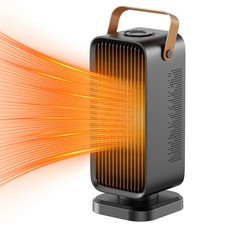 Mini Chauffage Radiateur Électrique PTC Céramique 1200W Compact Économique Hiver