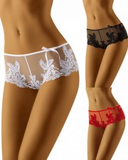 Shorty sexy femme - Wolbar Coco - Noir Blanc Rouge - S M L