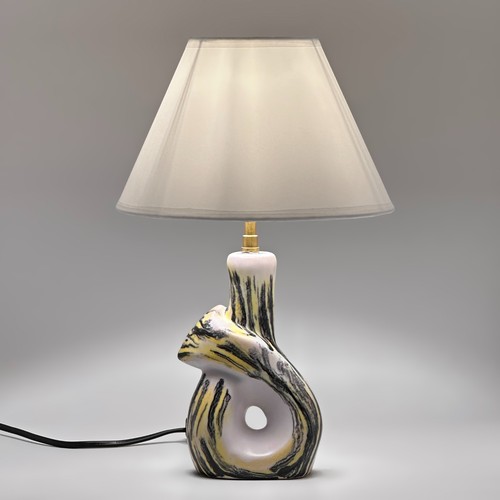 Lampe forme libre - , céramique