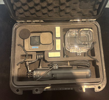 GoPro HERO12 Black Camera, Battery Grip, LED Light, Waterproof Case, 3 Batteries
