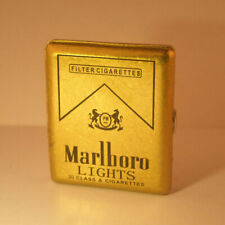 Portable Vintage Copper Cigarette Case Double Sided Metal Cigarette Storage Box