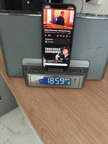 Radio réveil enceinte sony - radio-réveil, /
