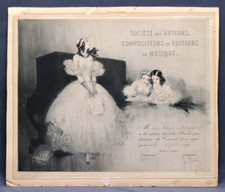 Eau Forte Originale Louis Icart 1935 SACEM