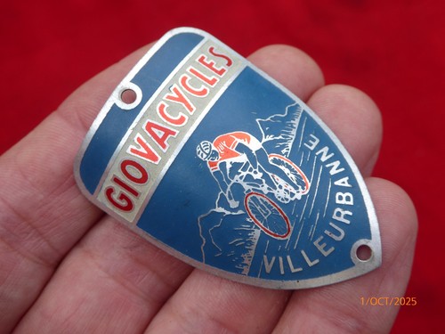 Ancienne plaque vélo - , de