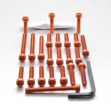 Kit Visserie moteur Honda XLR 125R 97-02 Race Spec Orange