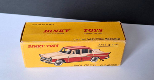 Dinky toys boite vide simca