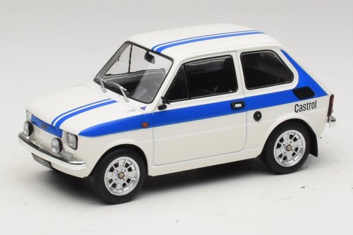 Fiat 126 castrol blanc 1972 - fiat,
