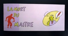 RARE Pastiche Tintin - La mort