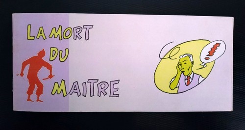 Rare pastiche tintin la mort - tintin,