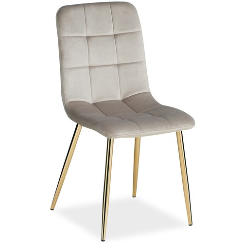 Chaise salle manger velours - à,