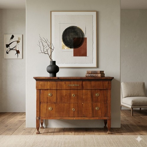 Commode empire ancienne acajou - commode,