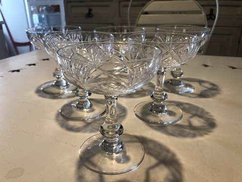 Cristal louis 6 - 6, coupes