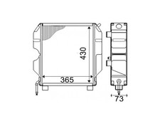 RADIATEUR MOTEUR POUR GOLDONI
