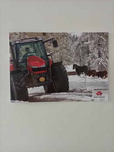 Carte vœux massey ferguson - carte, de