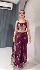 ROBE WESTERN INDO TENUE DE FÊTE INDIENNE FEMMES INDIENNES DESIGNER ETHNIQUE M...