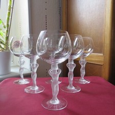 6 Bayel Bacchus Crystal Water Glasses Venus Model H 18cm