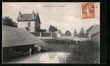 Old postcard Laons, le Lavoir 1929 