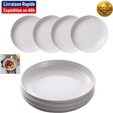Lot de 4 assiettes en
